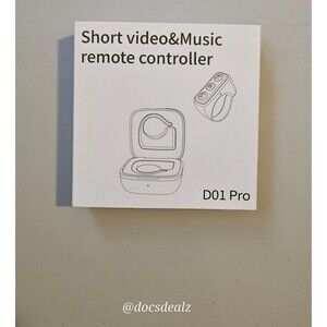 D01 Pro Short Video & Music Remote Controller Black